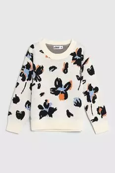 Пуловер хлопковый с принтом GIOCO