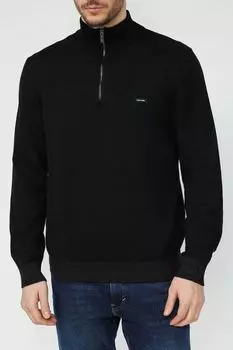 Пуловер хлопковый с воротником на молнии Calvin Klein