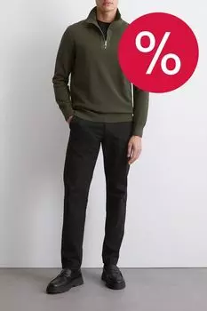 Пуловер хлопковый с воротником на молнии Marc O'Polo