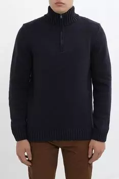 Пуловер хлопковый с воротником на молнии Superdry