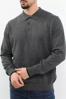 Пуловер хлопковый с воротником поло Oulyss