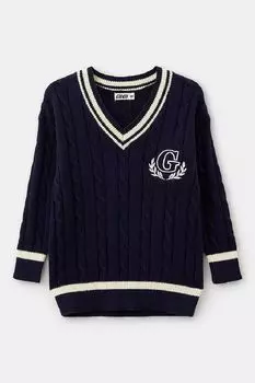 Пуловер хлопковый текстурный GIOCO