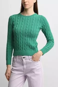 Пуловер хлопковый текстурный Piombo