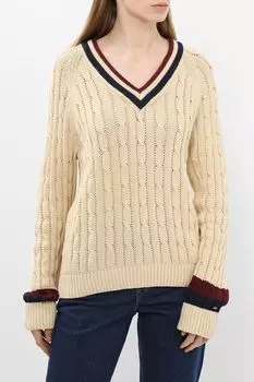 Пуловер хлопковый текстурный Tommy Hilfiger