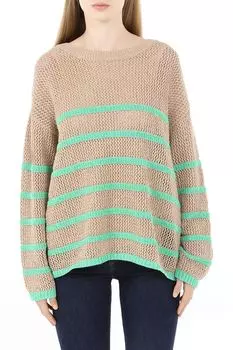 Пуловер хлопковый в полоску Marc Aurel