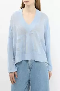 Пуловер из цветочного жаккардового трикотажа BOSS