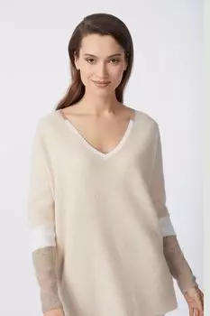 Пуловер из смеси шерсти и кашемира MARC & ANDRE