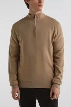 Пуловер из смесовой шерсти с воротником на молнии Oulyss