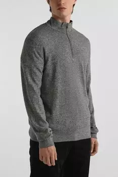 Пуловер из смесовой шерсти с воротником на молнии Oulyss