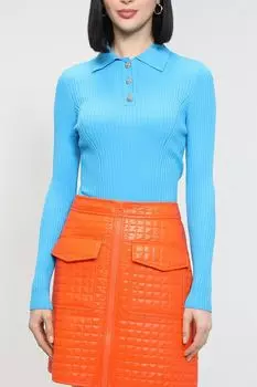 Пуловер из вискозы с воротником BELUCCI