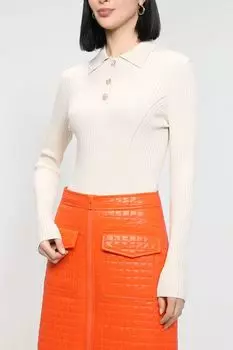 Пуловер из вискозы с воротником BELUCCI