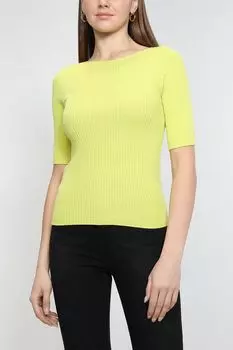 Пуловер из вискозы в рубчик SABRINA SCALA