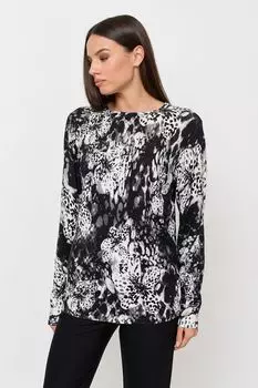 Джемпер свободного кроя с принтом Franco Vello