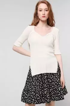 Пуловер с боковыми разрезами BELUCCI