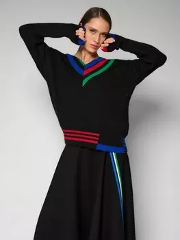 Пуловер с добавлением шерсти ELEGANZZA