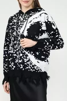 Пуловер с капюшоном в винтажном стиле Twist