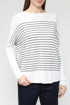 Пуловер с круглым вырезом в полоску Esprit Casual