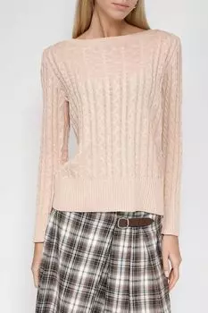 Пуловер с О-вырезом ажурный Guess