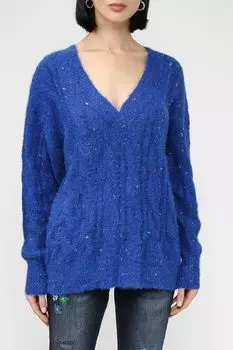 Пуловер с V-вырезом Desigual