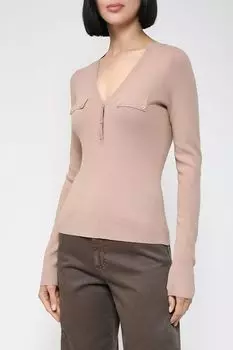 Пуловер с V-вырезом Guess