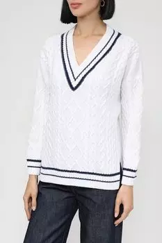 Пуловер с V-вырезом из смесовой шерсти BELUCCI