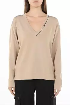 Пуловер с v-вырезом Karl Lagerfeld