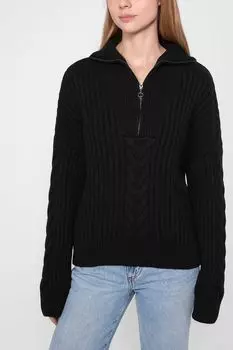 Пуловер с воротником на молнии BELUCCI