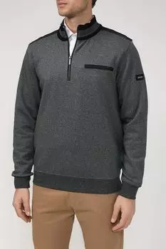 Пуловер с воротником на молнии Bugatti