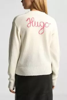 Пуловер шерстяной HUGO
