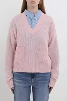 Пуловер шерстяной с карманами Tommy Hilfiger