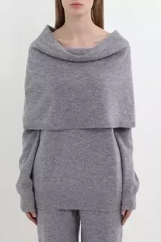 Пуловер шерстяной с открытыми плечами SABRINA SCALA