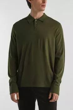 Пуловер шерстяной с воротником поло Oulyss