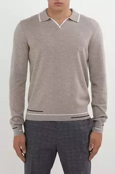 Пуловер шерстяной с воротником поло Oulyss