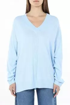 Пуловер свободного кроя c v-вырезом Guess