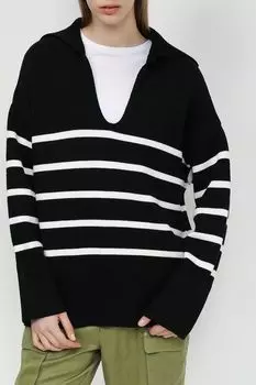 Пуловер в полоску Loft