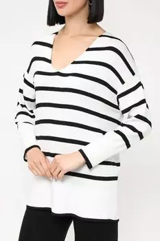 Пуловер в полоску с добавлением кашемира Auranna