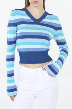 Пуловер в полоску укороченный Baby Angel