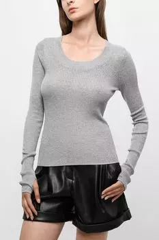 Пуловер в рубчик HUGO