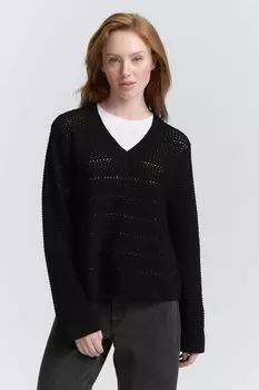 Пуловер вязаный текстурный TOM TAILOR