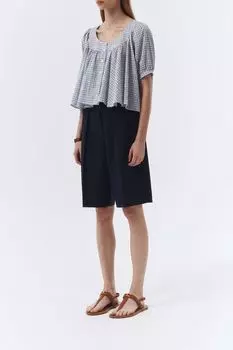 Пышная блуза в клетку Dunst