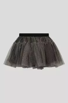 Пышная юбка с принтом гусиная лапка IDO