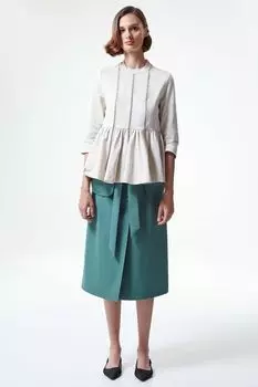 Расклешенная блуза из хлопка Machka