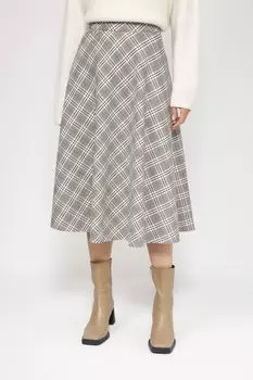 Расклешенная юбка в клетку BELUCCI