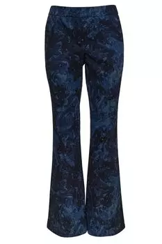 Расклешенные брюки с принтом Paola Ray
