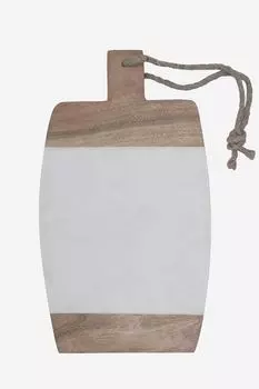 Разделочная доска из мрамора и акации для сервировки Borghouse