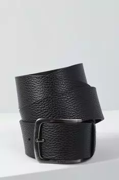 Ремень из зернистой кожи BOSS