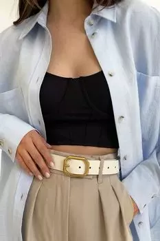 Ремень кожаный Beautiful Birds