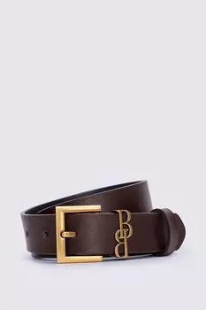 Ремень кожаный с декором Beautiful Birds