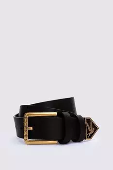 Ремень кожаный с декором Tesia Beautiful Birds