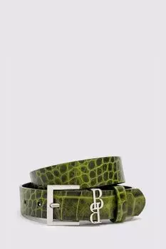 Ремень кожаный с логотипом Colibri Beautiful Birds